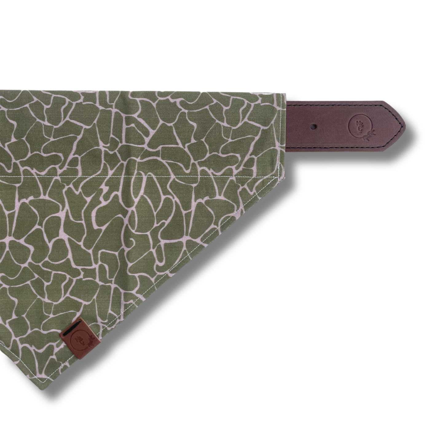 Green Tiles Dog Bandana