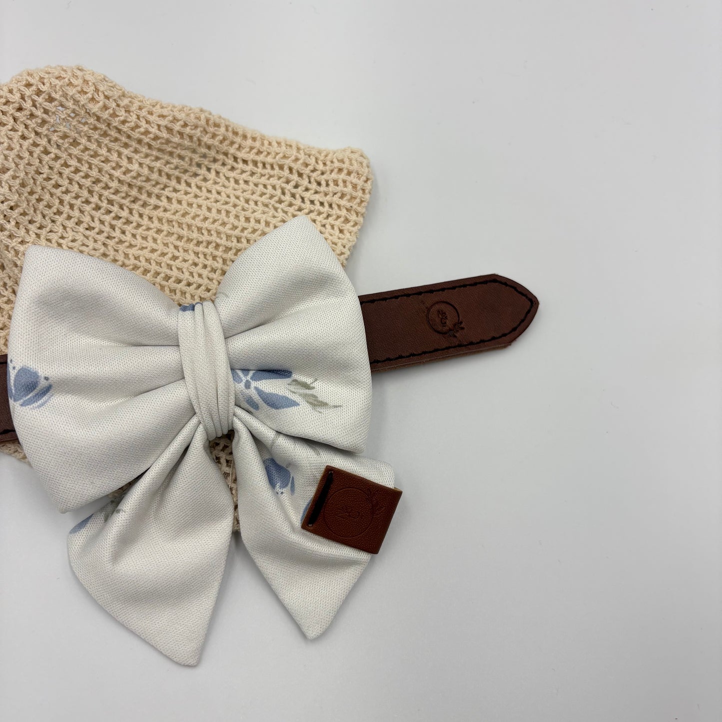 Something Blue Dog Bow