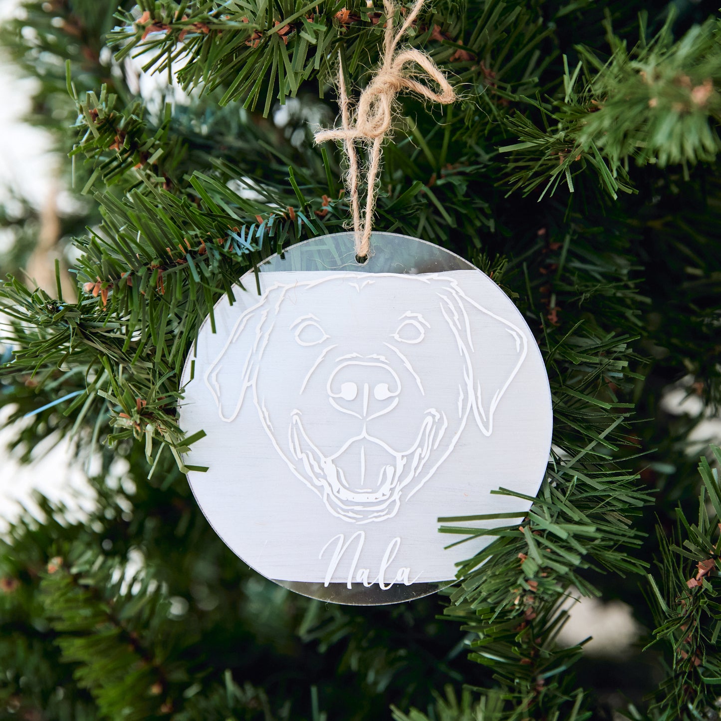 Custom Pet Christmas Ornament