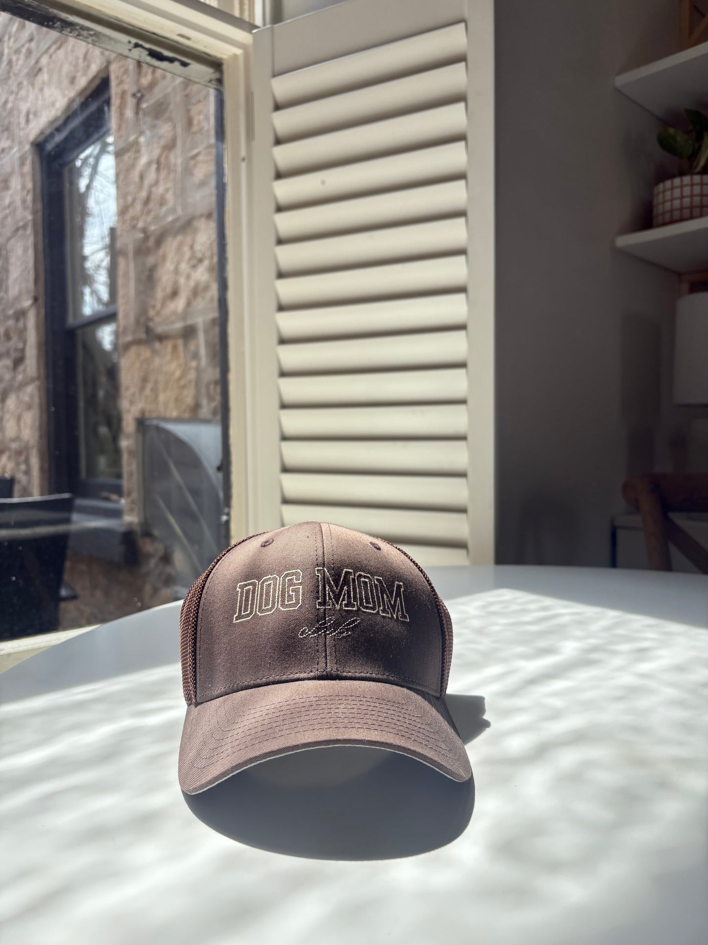 Dog Mom Club Embroidered Trucker Hat