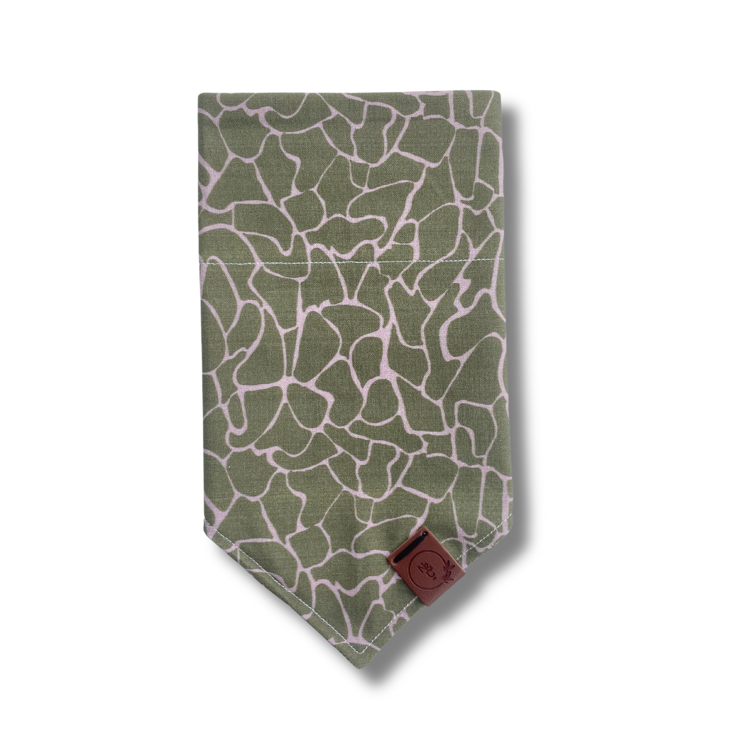Green Tiles Dog Bandana