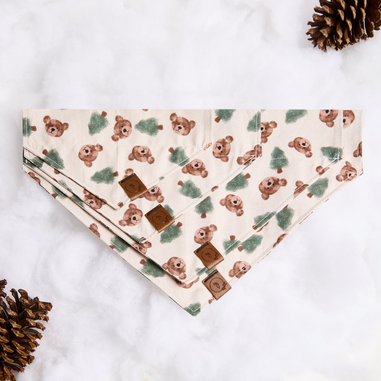 Bear-y Merry Dog Bandana