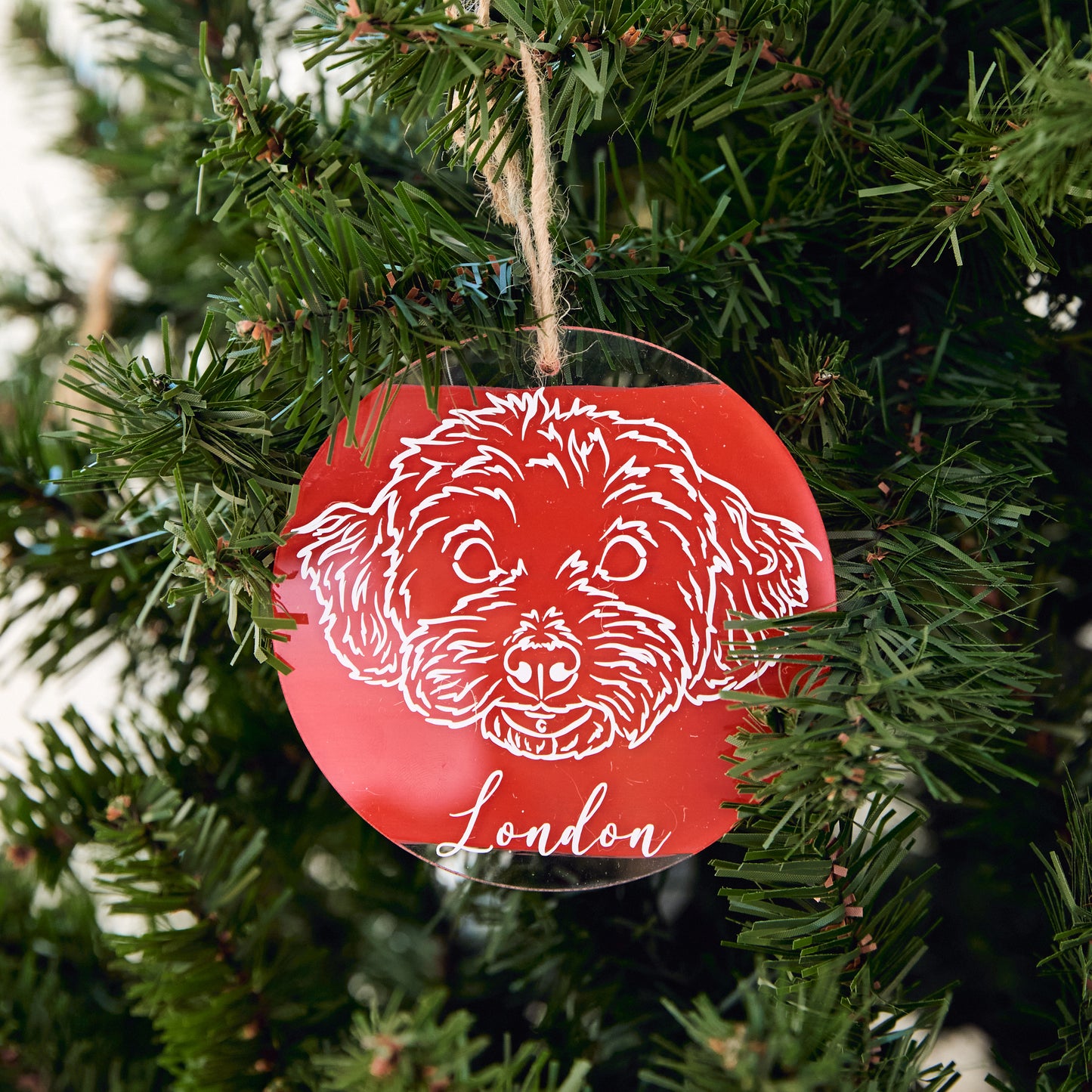Custom Pet Christmas Ornament