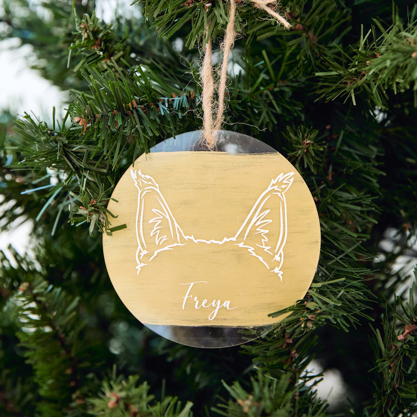 Custom Pet Christmas Ornament