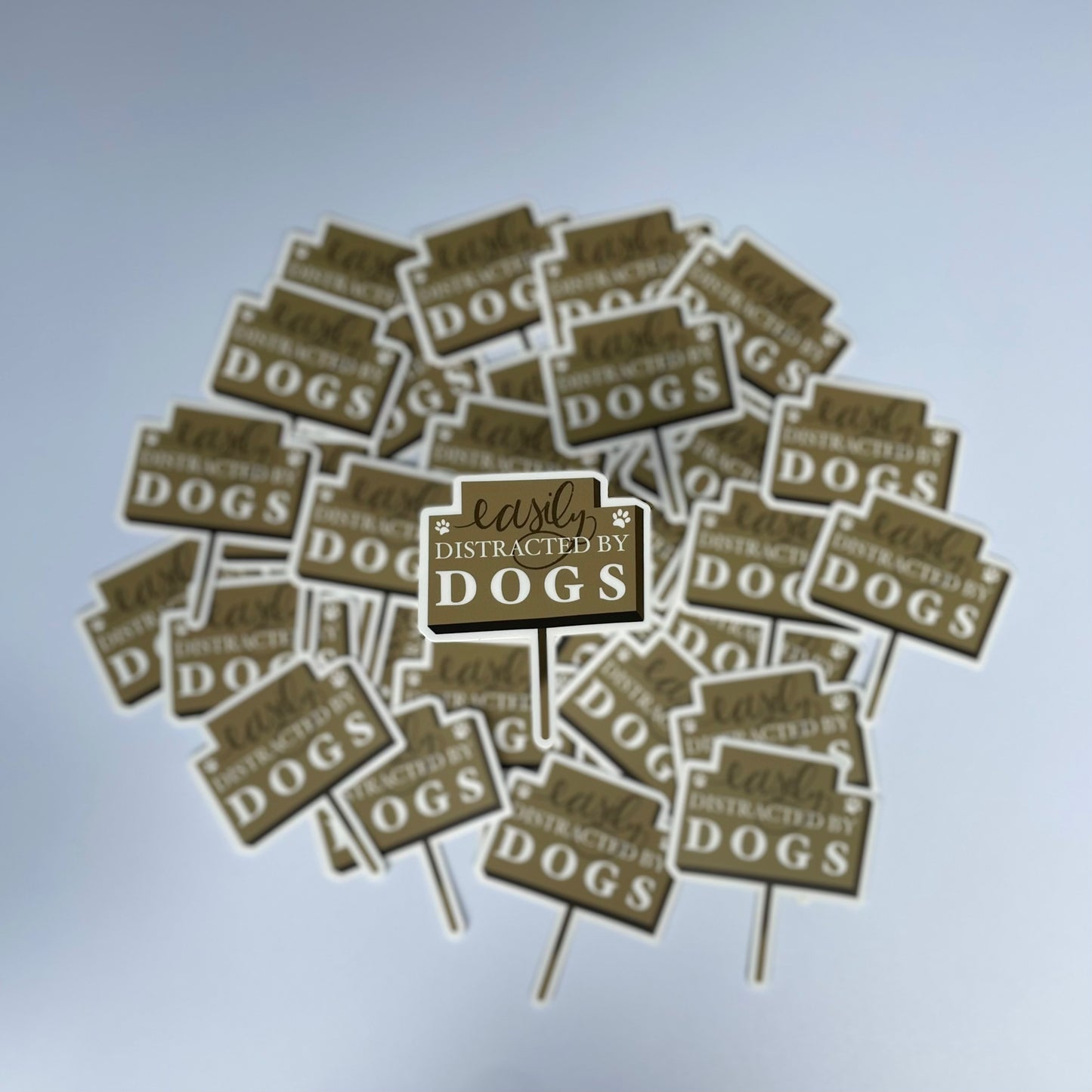 Easily Distracted by Dogs Sticker