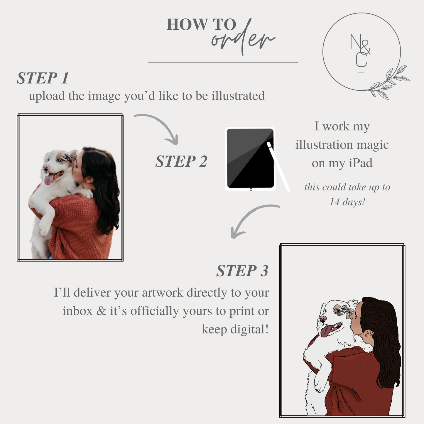 Pet Digital Portraits *Digital Product*