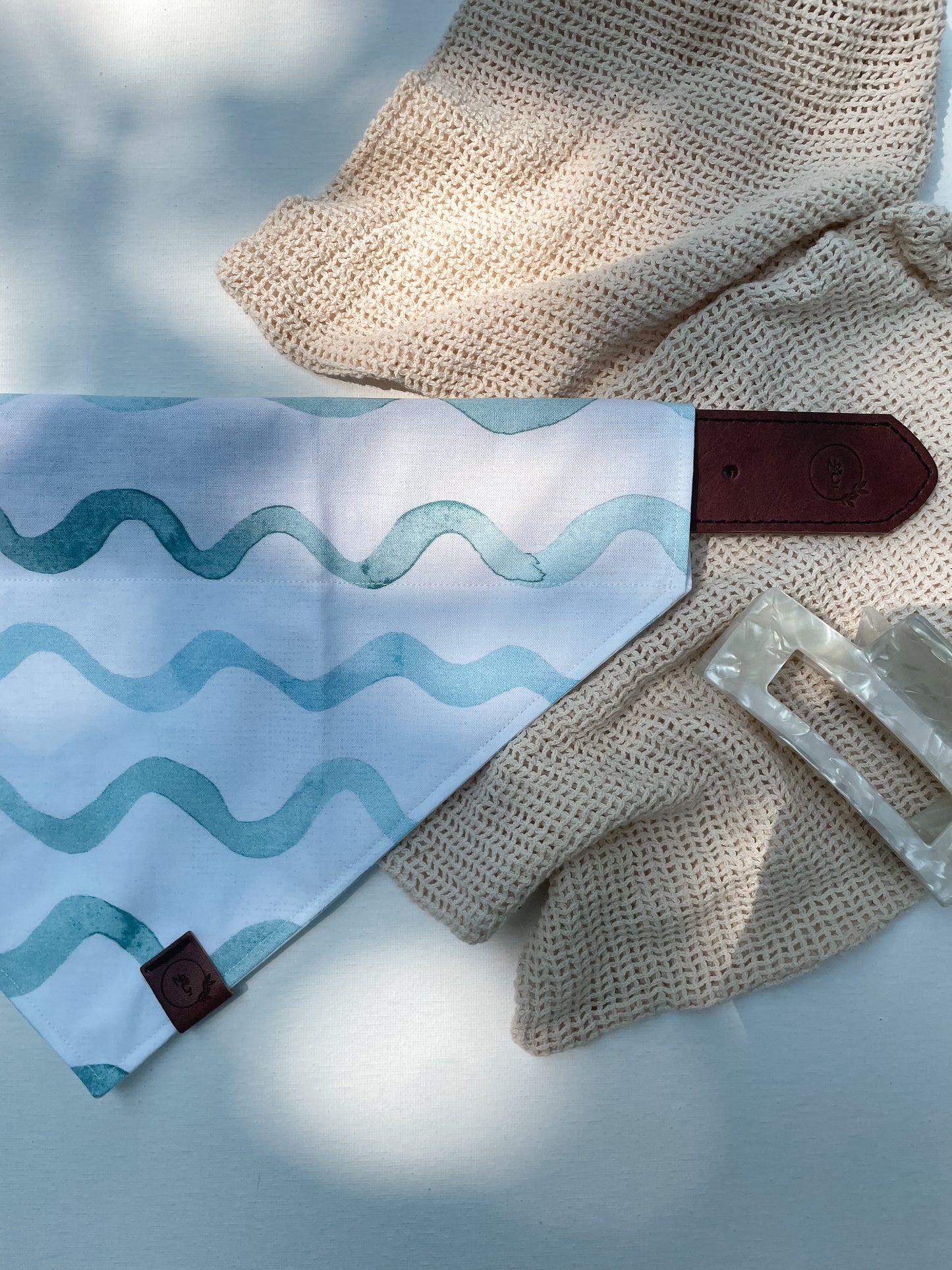 Ocean Waves Dog Bandana