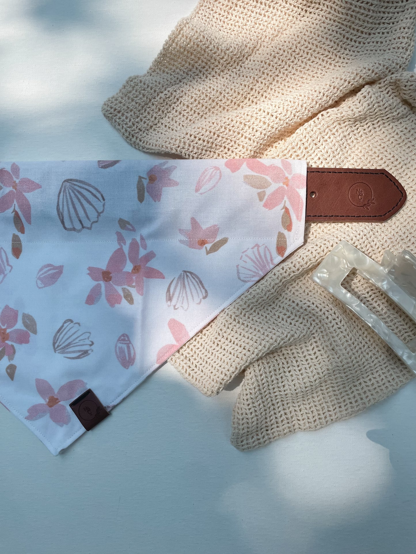 Coastal Blush Dog Bandana