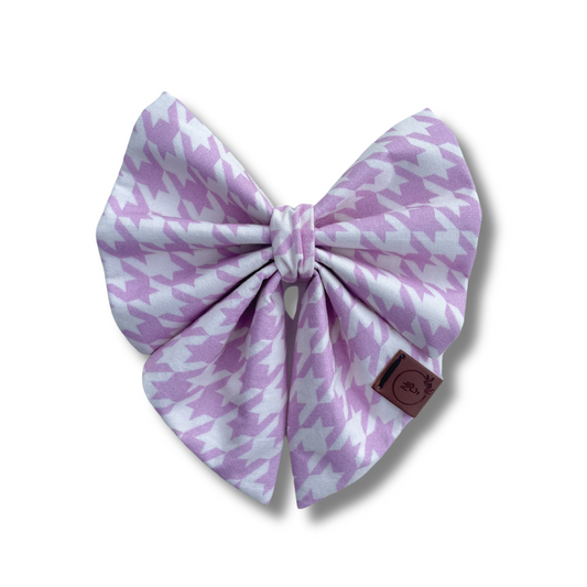 Lilac Dog Bow