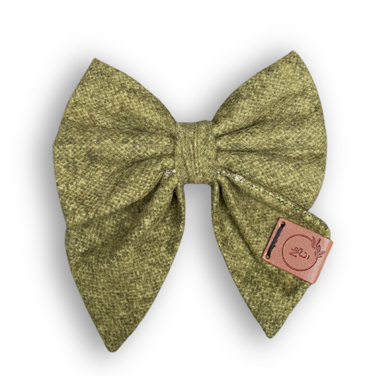 Green Dog Bow