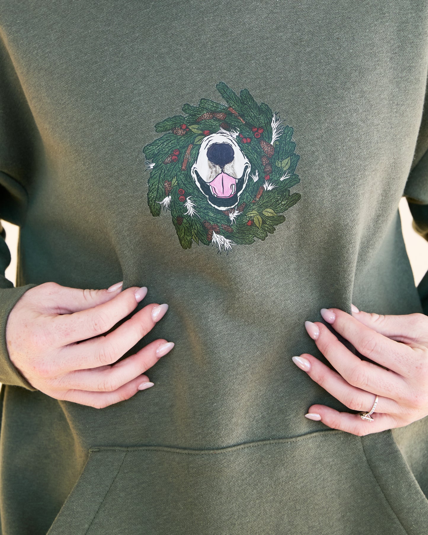 Custom Wreath/Snout Hoodie