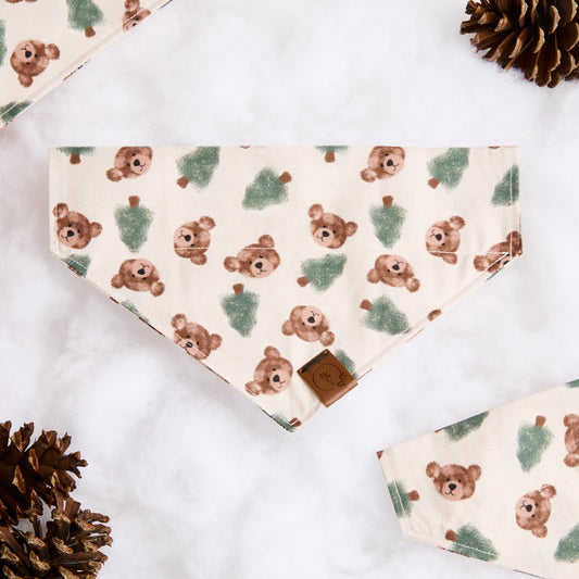 Bear-y Merry Dog Bandana