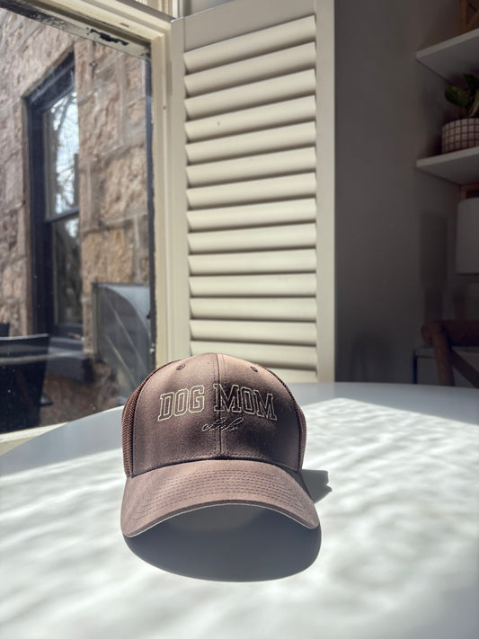 Dog Mom Club Embroidered Trucker Hat
