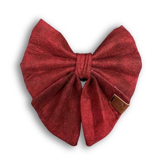 Ruby Dog Bow