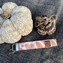 Load image into Gallery viewer, Fall Leaves Wristlet Keychain
