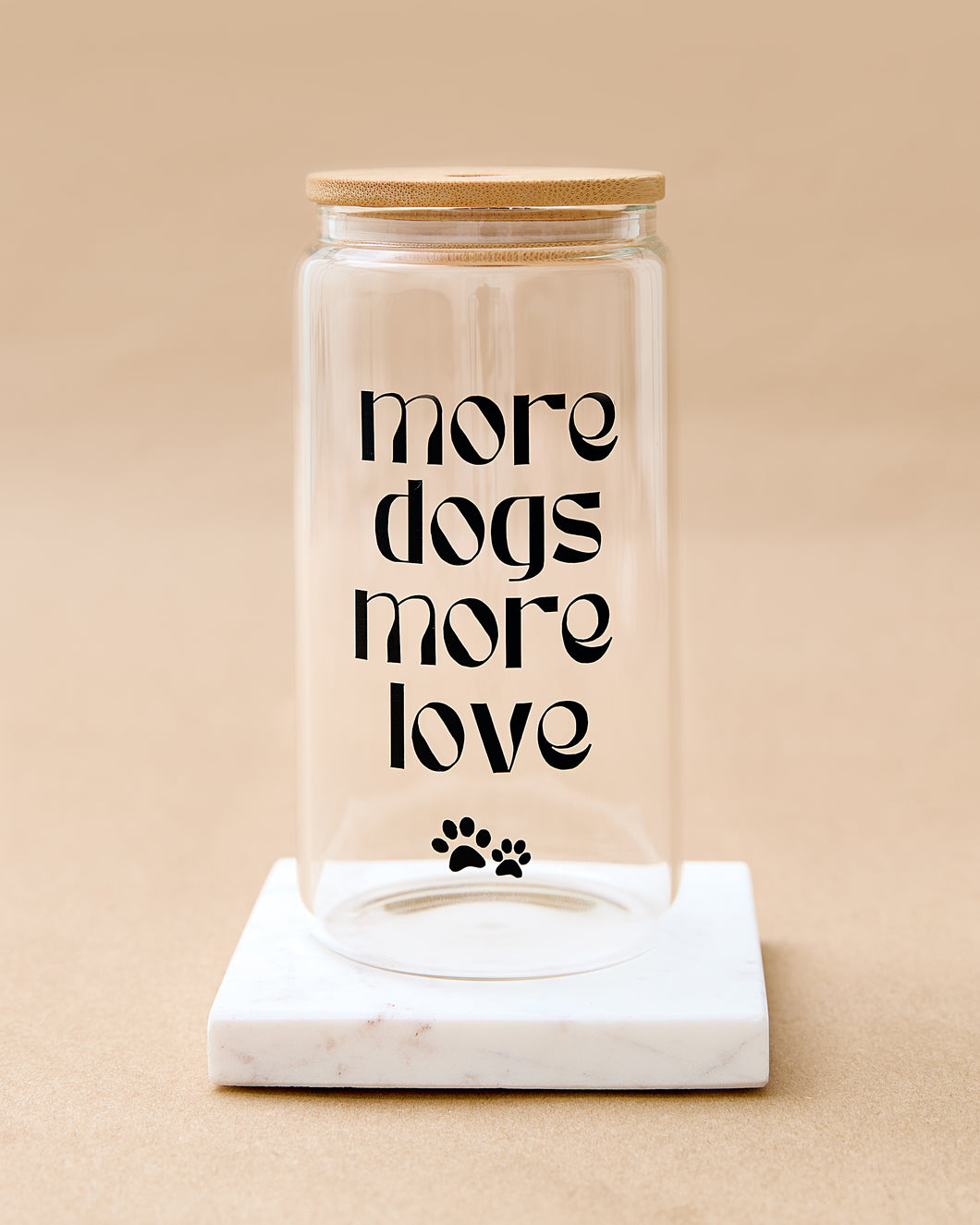 More Dogs More Love 16oz