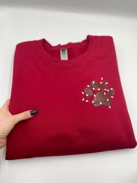 Paw-sitively Festive Crewneck