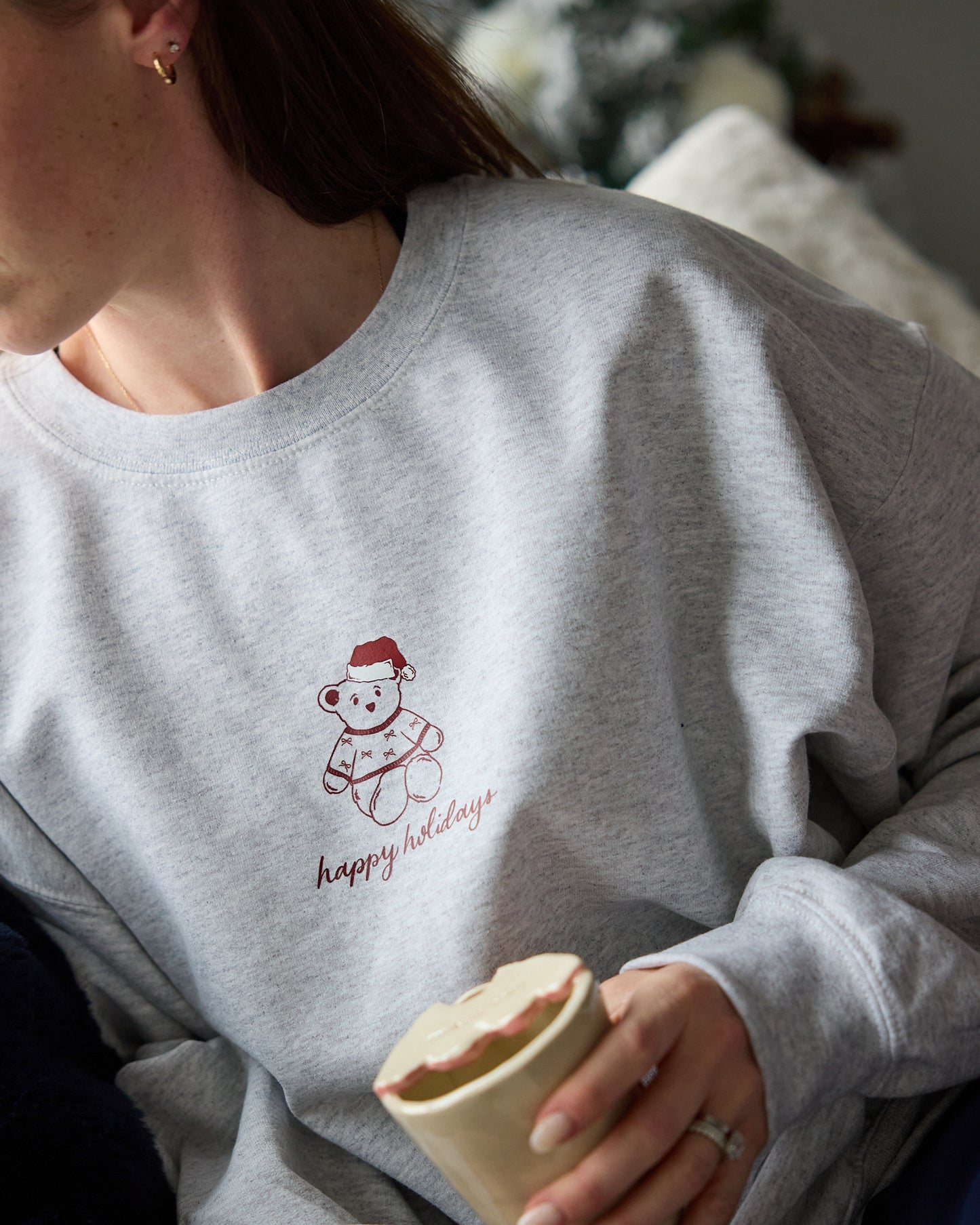 Holiday Teddy Crewneck Sweater