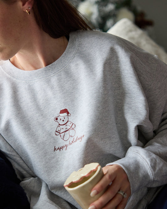 Holiday Teddy Crewneck Sweater