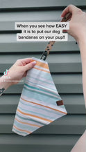 Load and play video in Gallery viewer, Pink Palm Dog Bandana
